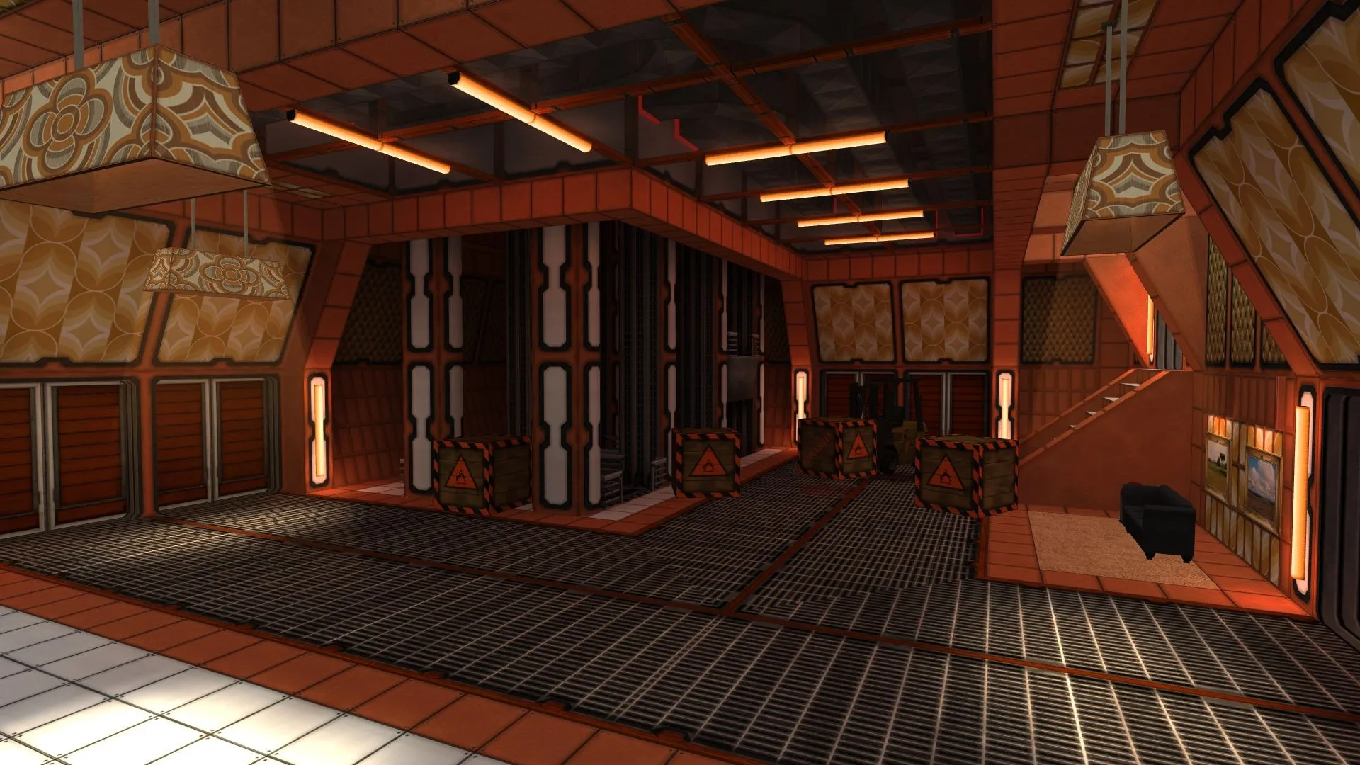 Скриншот  Карта de_retrostation для CS 1.6: Анализ и Тактика