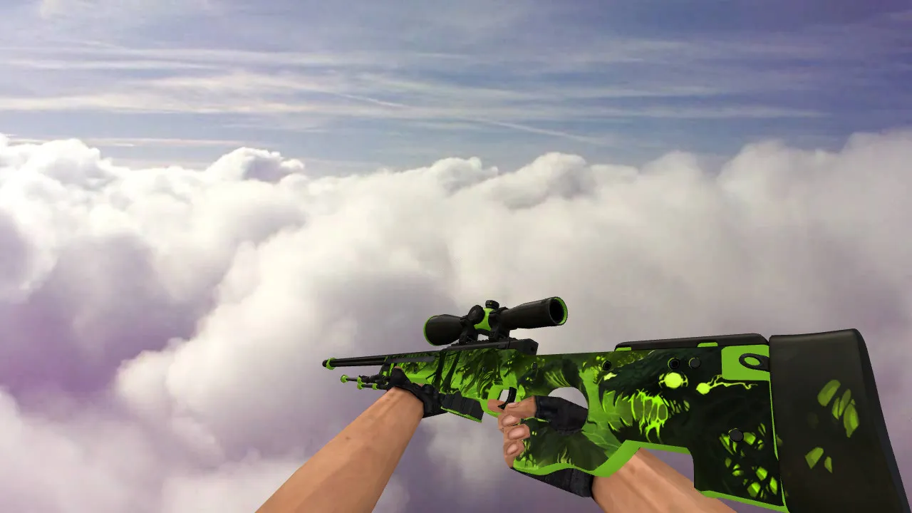 Скриншот Модель AWP Virus для CS 1.6: Уникальный Скин и Анимация