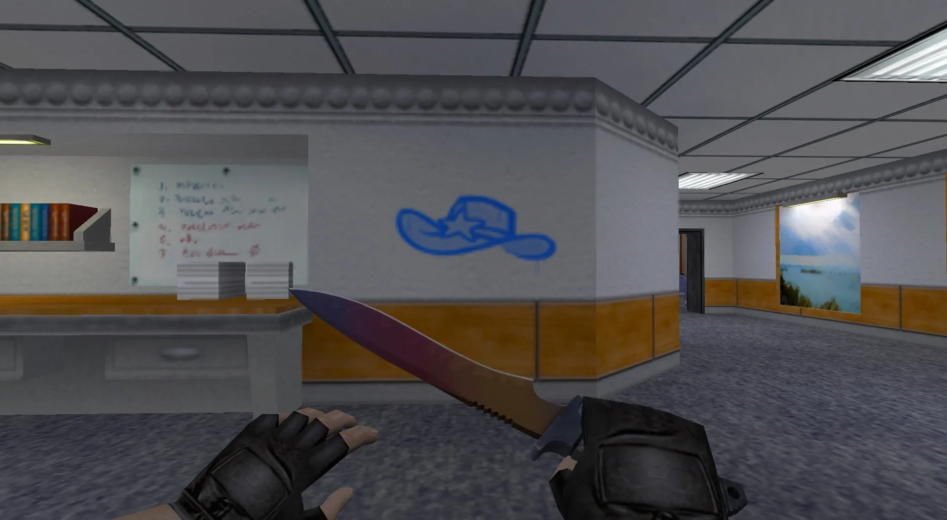 Скриншот  Граффити «Шериф» для CS 1.6 - Уникальное оформление вашего игрового пространства