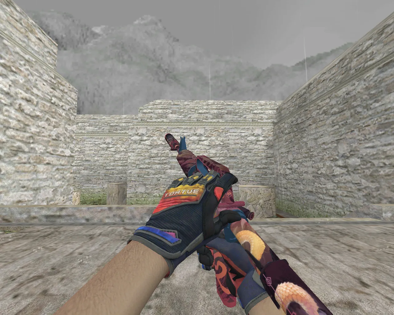 Скриншот М4А1 «Добро пожаловать в джунгли» (Welcome to the Jungle) для CS 1.6: v_, p_, w_ модель, звуки, анимация и текстуры