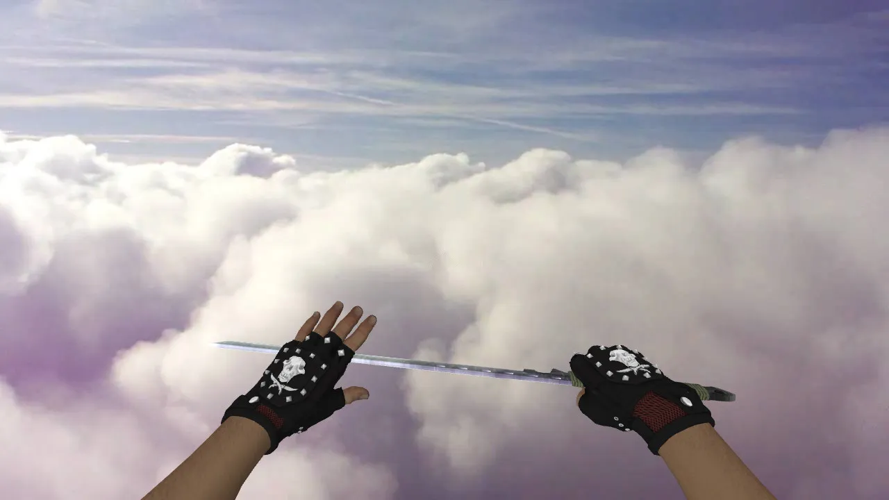 Скриншот Модель ножа «Ninjato» для CS 1.6: v_, p_, w_ модели, звук, анимация осмотра и качество текстур