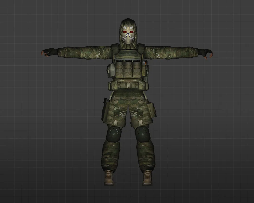 Скриншот Модель «Наемники» для CS 1.6 - Уникальные скины для игроков