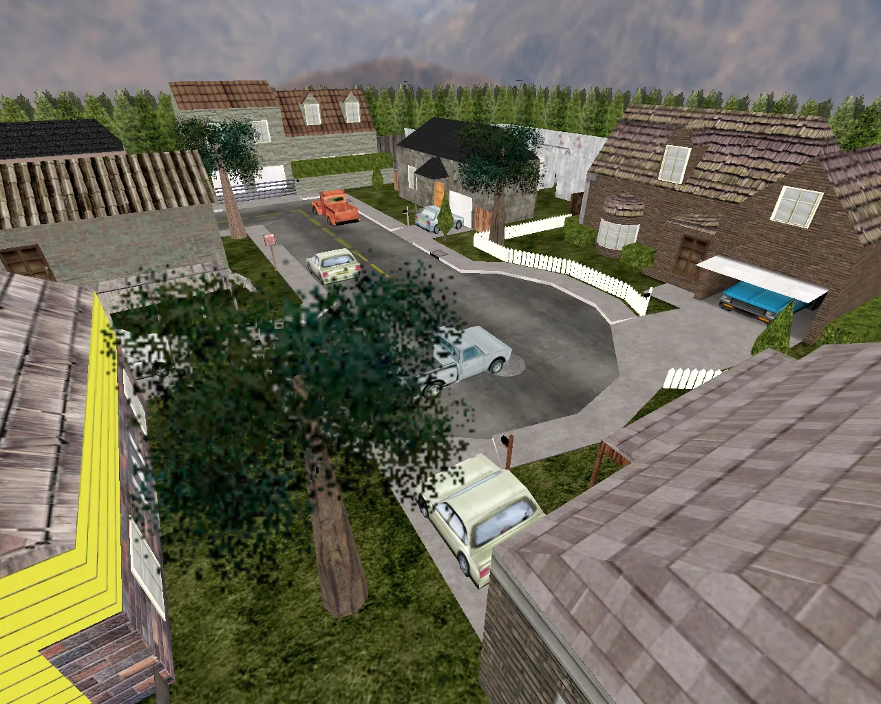 Скриншот  Карта de_neighborhood для CS 1.6: Тактические особенности и оптимизация