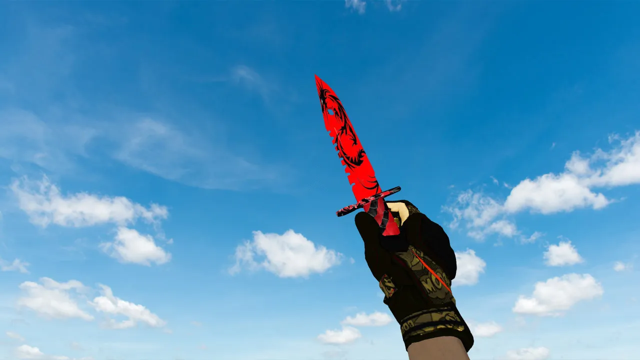 Скриншот Модель ножа Штык-нож M9 Dragon Soul v_ / p_ / w_ для CS 1.6: звуки, анимация осмотра и качество текстур