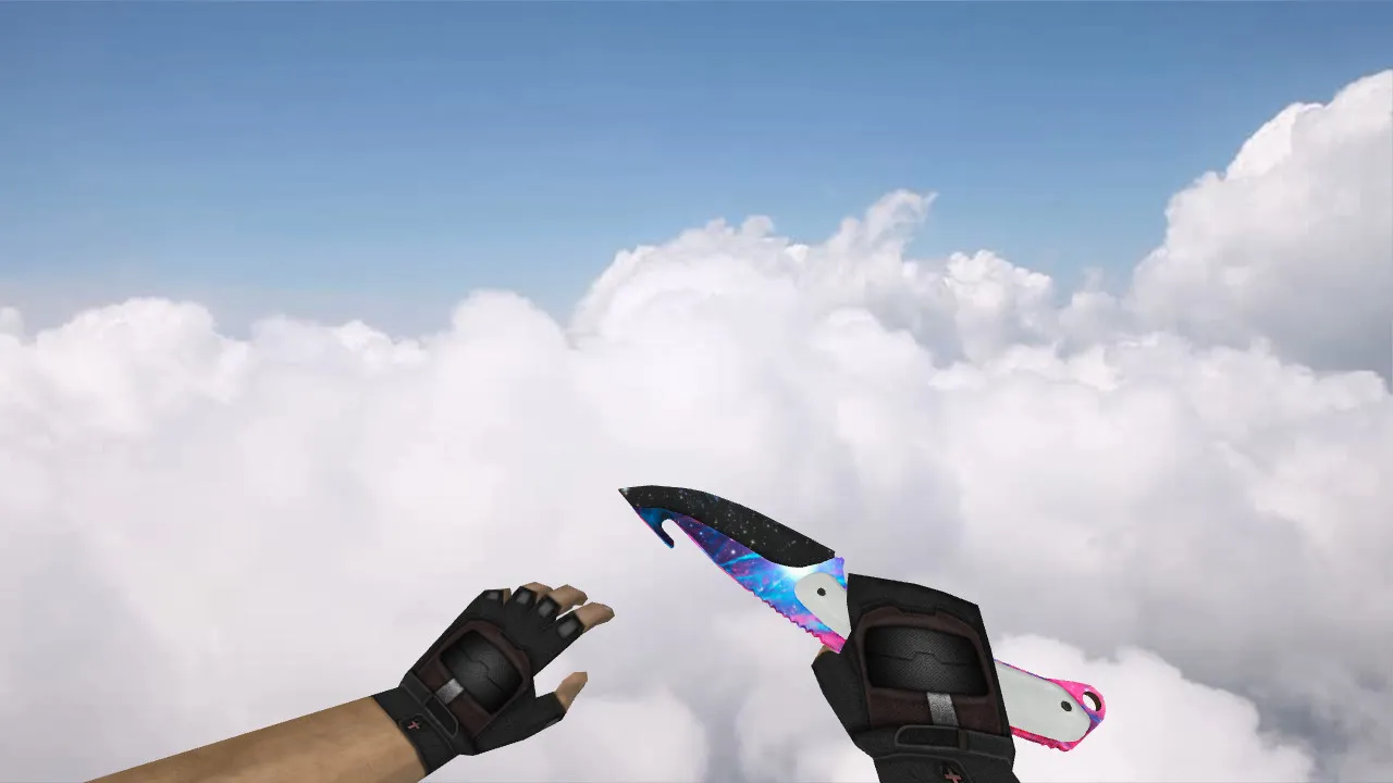 Скриншот Модель «Gut Knife Space» для CS 1.6: v_ и p_ файлы, звук, анимация осмотра и качество текстур