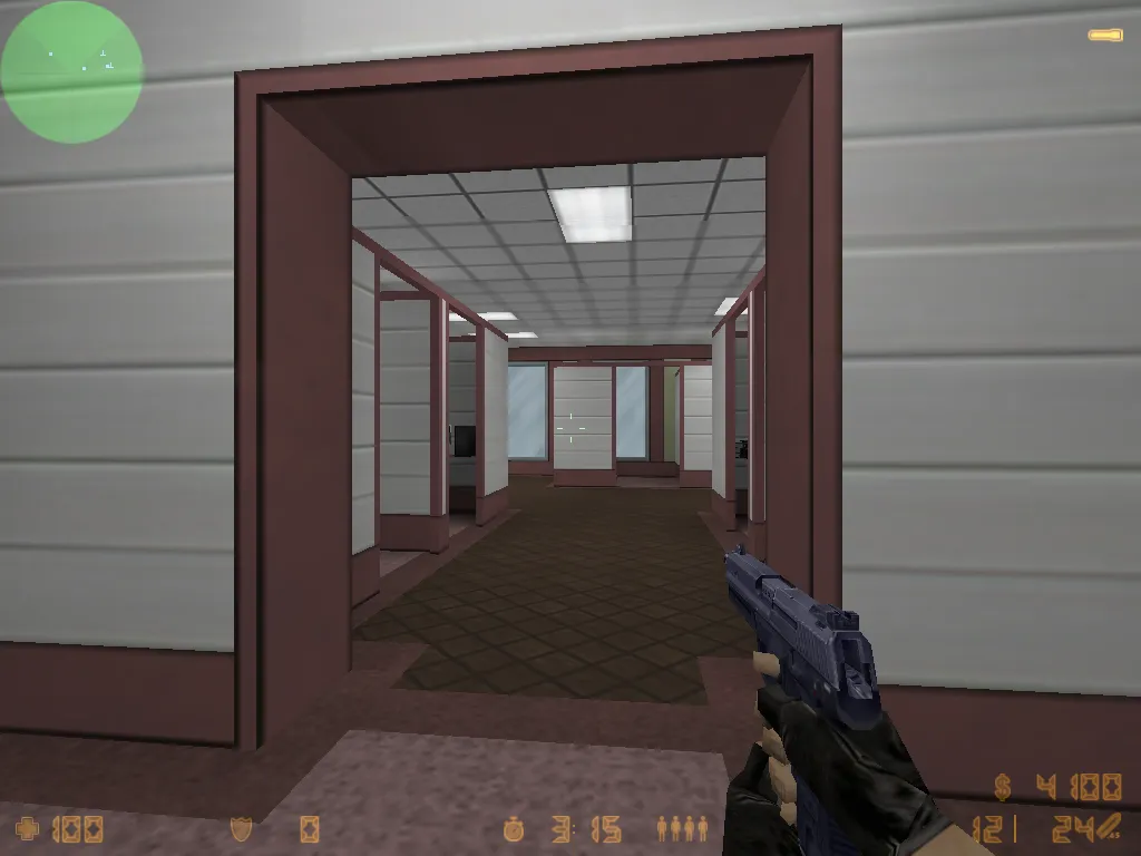 Скриншот  Карта cs_office_2008 для CS 1.6: баланс сторон, точки, тактика, .nav и оптимизация