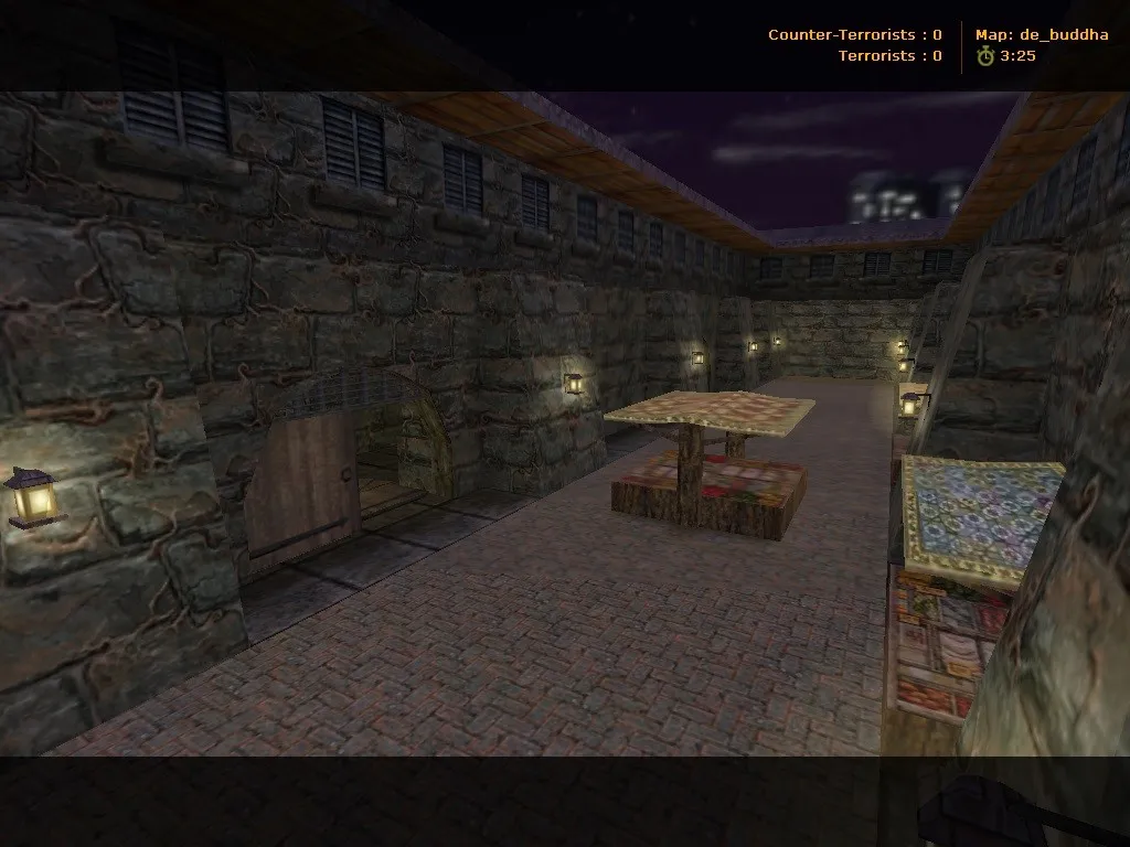 Скриншот  Карта de_buddha для CS 1.6: точки, раунды, .nav для ботов и оптимизация wpoly/epoly