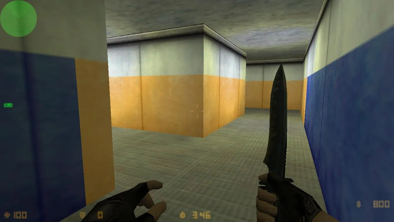 Скриншот  de_buster — карта для CS 1.6: точки, расклад по сторонам, бот .nav и оптимизация