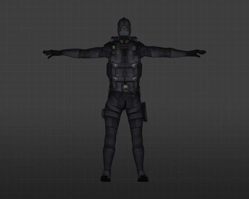 Скриншот Модель «Сэм Фишер» для CS 1.6 - Уникальный скин для вашего персонажа