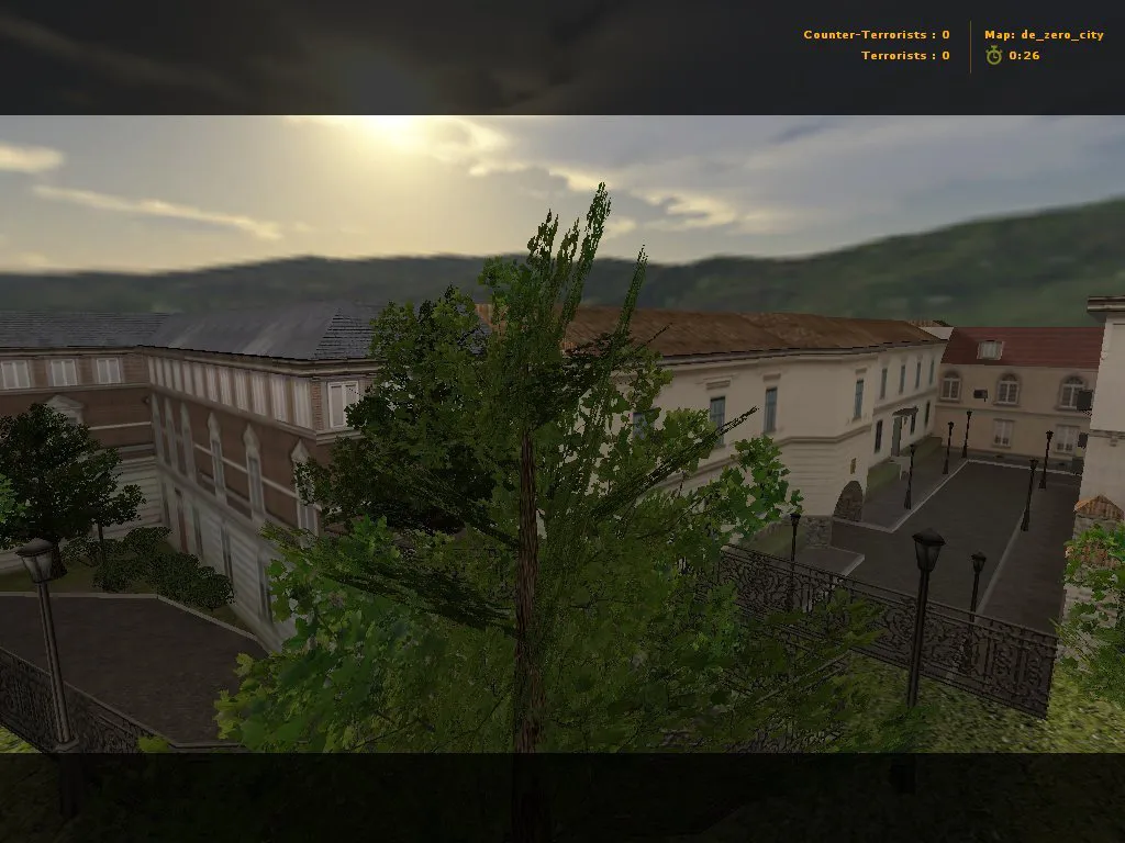 Скриншот  Карта de_zero_city для CS 1.6 - Тактическое преимущество на каждом шаге