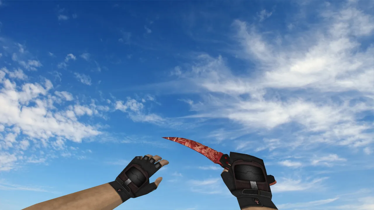 Скриншот Модель «Flip Knife Aidotu» для CS 1.6: v_ и p_ файлы, звуки, анимация осмотра, качество текстур