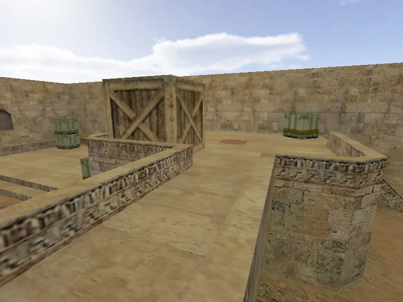 Скриншот  Карта de_riot для CS 1.6 - Тактический анализ и особенности