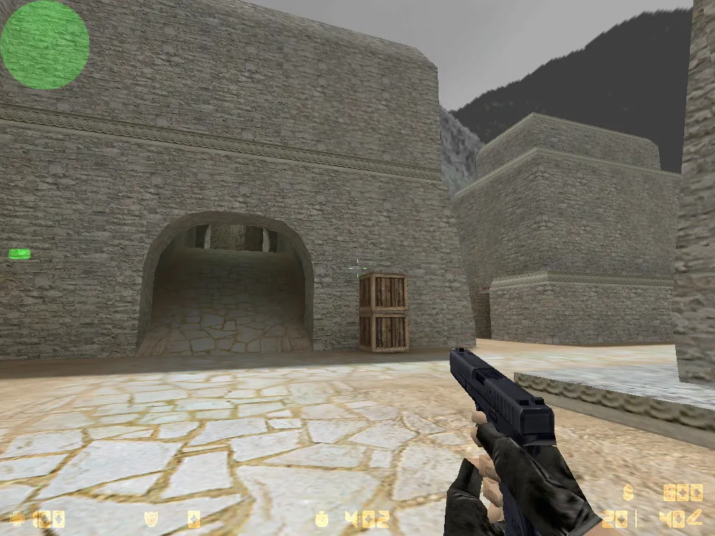 Скриншот  Карта de_aztec_assault для CS 1.6: точки, маршруты, .nav для ботов и оптимизация wpoly/epoly