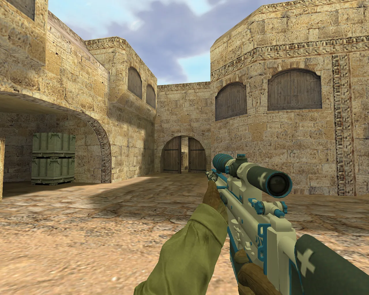 Скриншот Модель «SCAR Врач» для CS 1.6: Оружие с уникальным дизайном