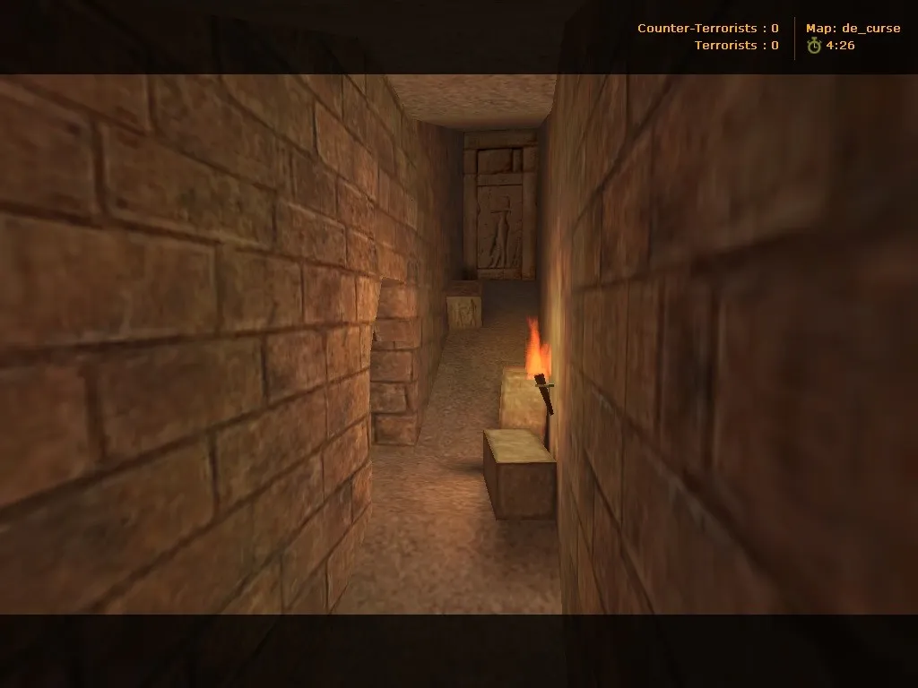 Скриншот Карта de_curse для CS 1.6: обзор точек, маршруты за CT/T, .nav, оптимизация и советы по настройке