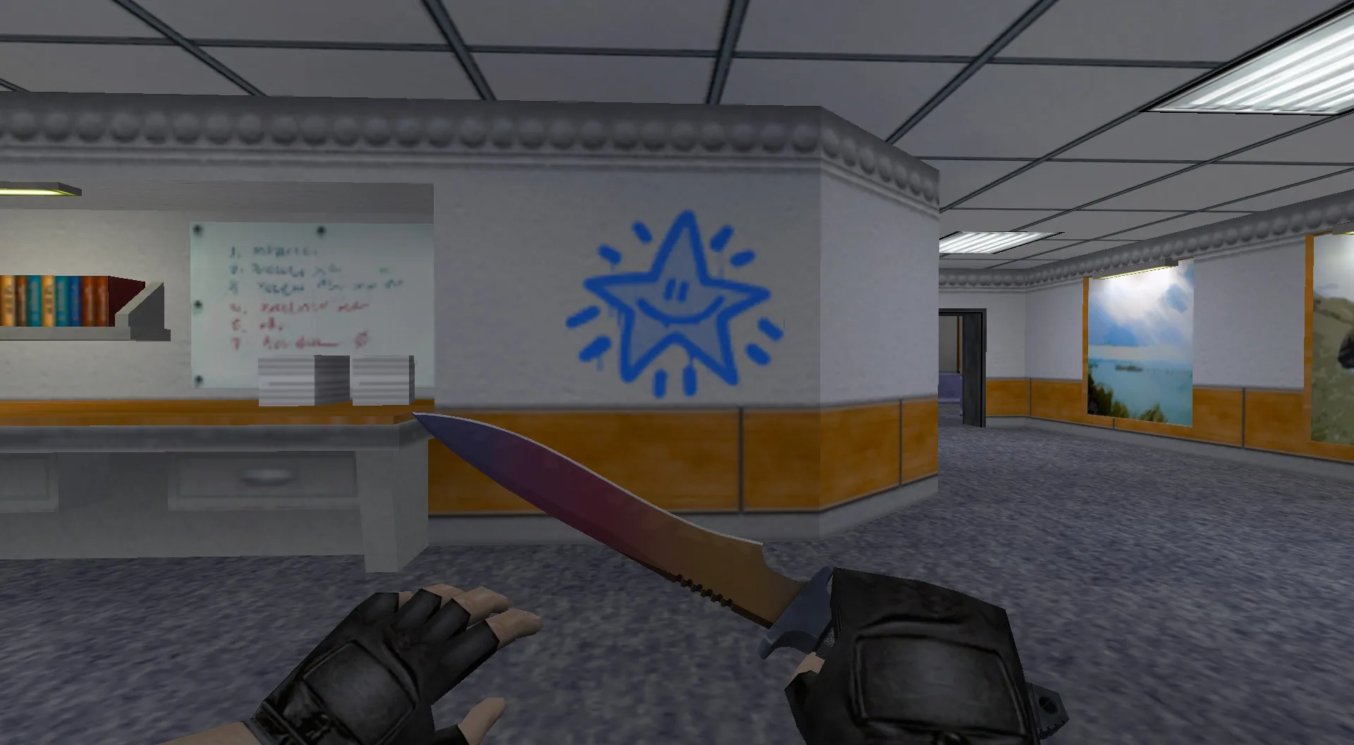 Скриншот Граффити «Сияние звезды» для CS 1.6: Украсьте свою игру