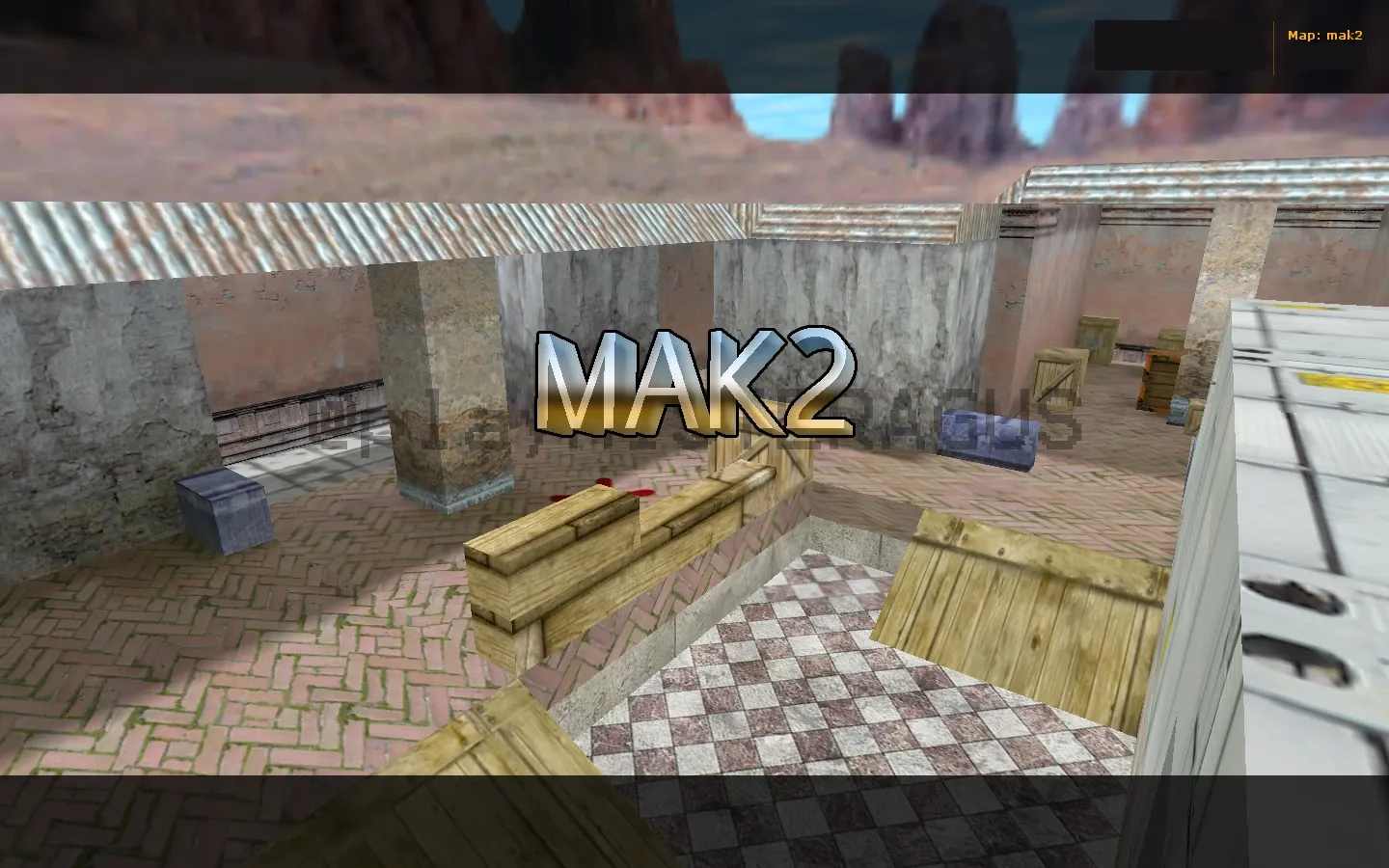 Скриншот  Карта «mak2» для CS 1.6: Тактика и особенности