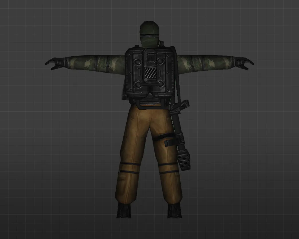 Скриншот Модель «Огнеметчик» для CS 1.6 - Уникальный скин для настоящих геймеров