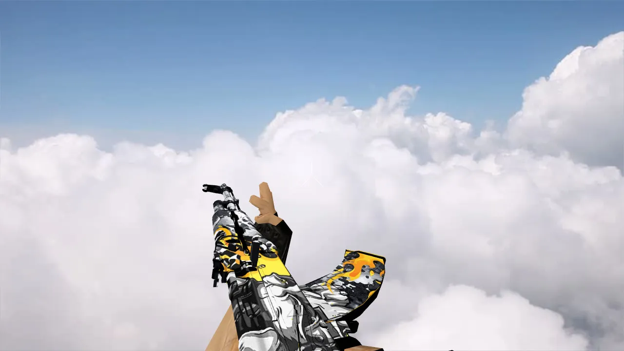 Скриншот Модель «AK-47 Firewalker» для CS 1.6 - Уникальный скин и детали