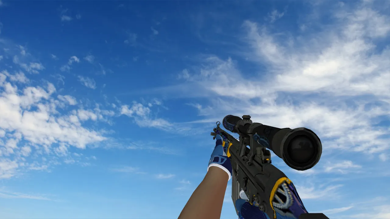 Скриншот  Пак моделей оружия «Sport Amphibious Pack» для CS 1.6: v_, p_, w_ модели, звуки и анимация осмотра