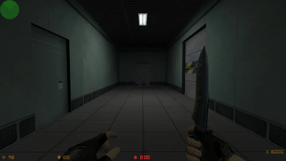 Скриншот  deathrun_toxic_pg для CS 1.6: карта для тренировки, тактика за CT и T, точки ловушек и прохождение