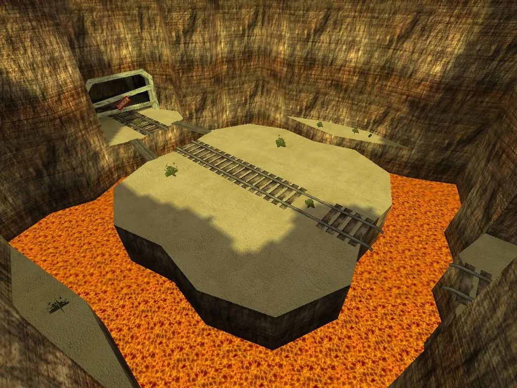 Скриншот  deathrun_trap_canyon для CS 1.6: ловушки, тактика за спецов и раунды без фейлов