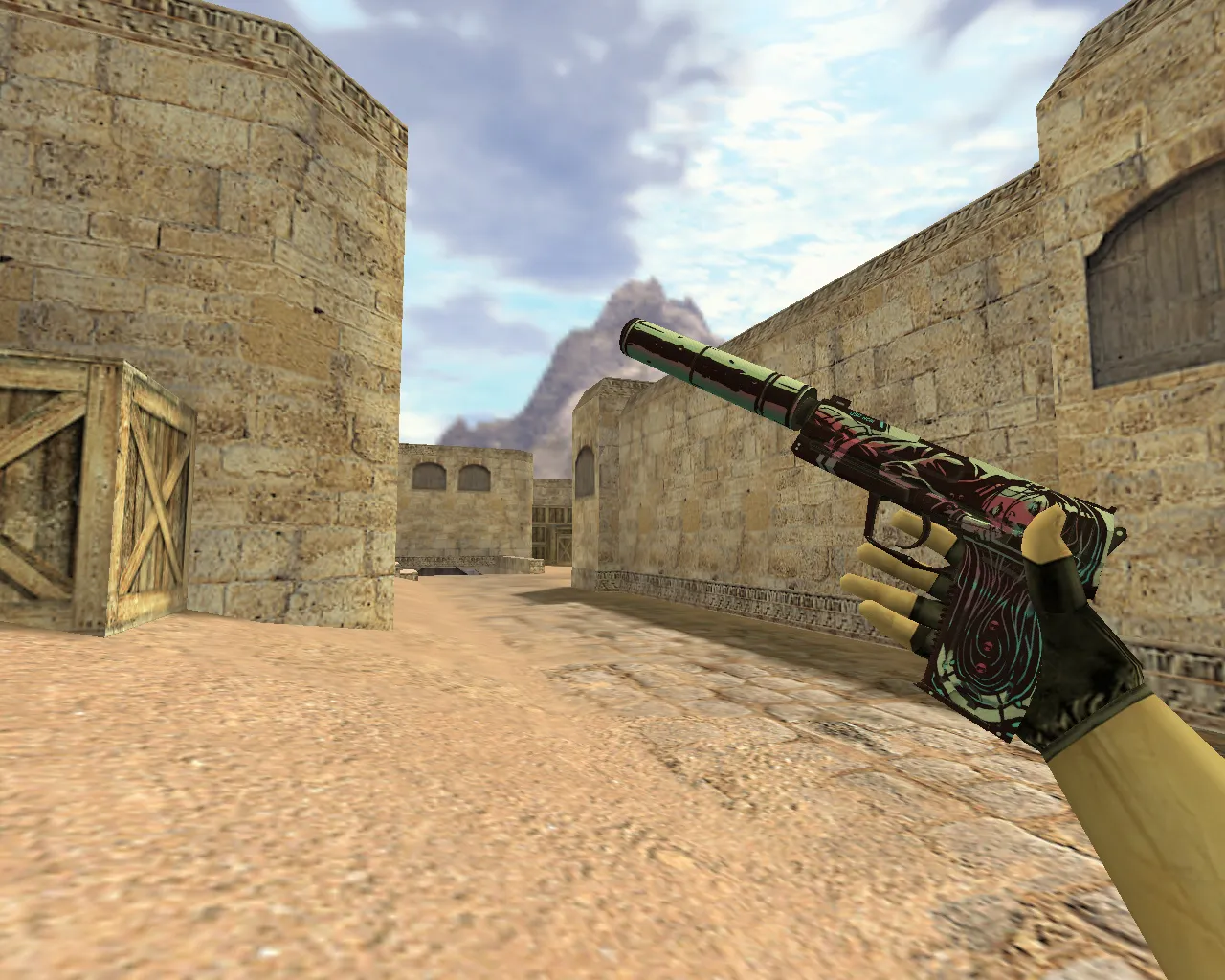 Скриншот Модель «USP Неонуар» для CS 1.6 - Погружение в мир игры