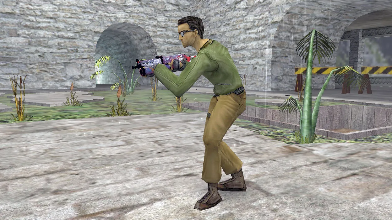 Скриншот Модель Бизон Санта для CS 1.6 - Уникальный скин для фанатов