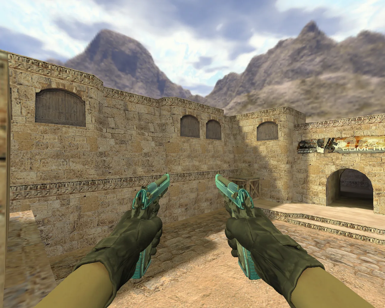 Скриншот Модель «Dual Elites Городской шок» для CS 1.6 - Уникальная Модель Оружия