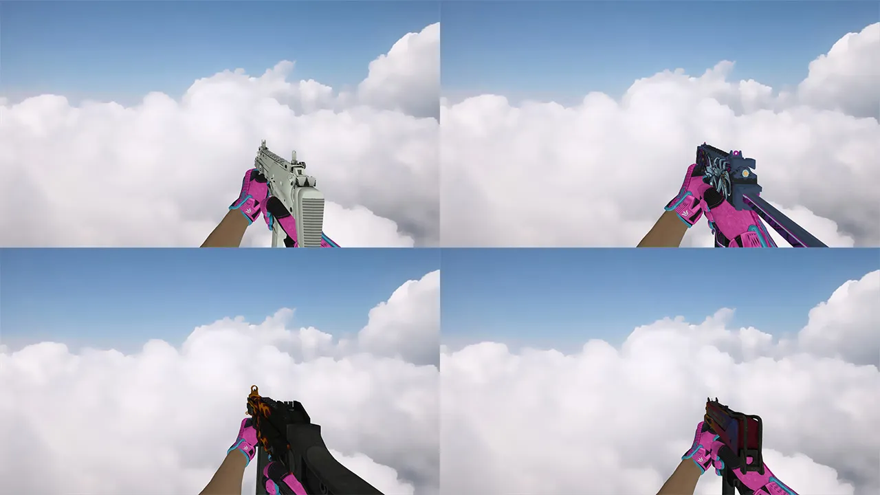 Скриншот  Пак оружия с перчатками Порок для CS 1.6: v_ и p_ модели, звуки, анимация осмотра, качество текстур