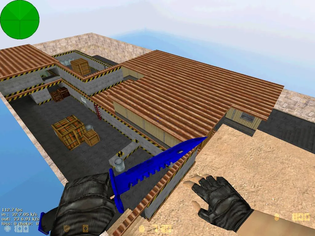 Скриншот  Карта de_ez для CS 1.6: баланс сторон, тактика точек, .nav для ботов и оптимизация wpoly/epoly