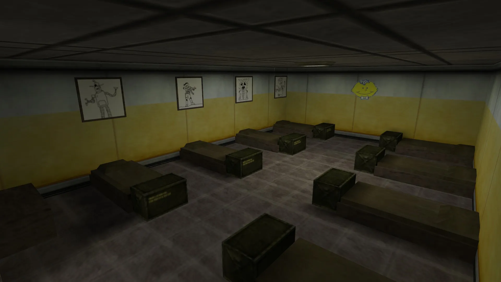 Скриншот  Карта de_cchq для CS 1.6: геймплей, точки, .nav для ботов, оптимизация wpoly/epoly