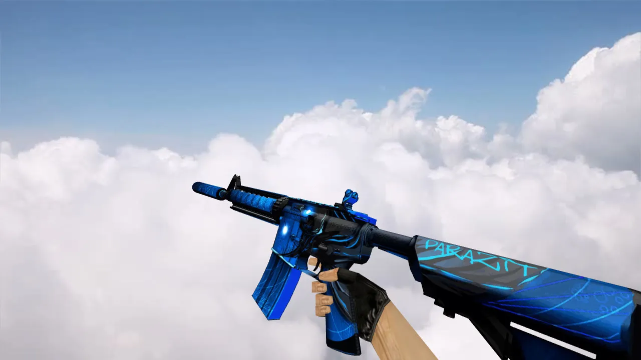 Скриншот Модель M4A4 Melanik Abyssal (v_, p_, w_) для CS 1.6: звуки, анимация осмотра, текстуры и качество