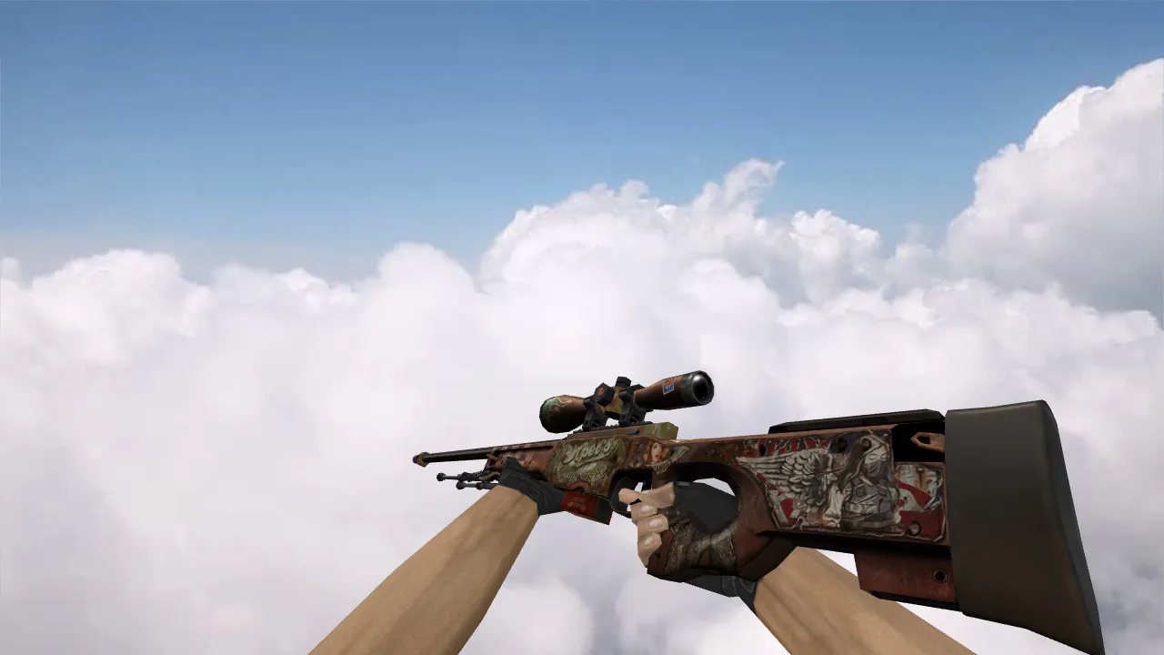 Скриншот Модель «AWP Road Warrior» для CS 1.6 — Оружие с уникальным дизайном