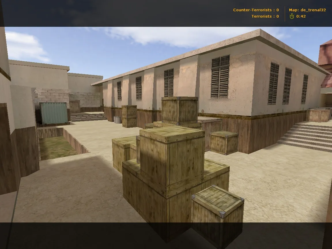 Скриншот  Карта de_trenal32 для CS 1.6: Тактика и стратегии