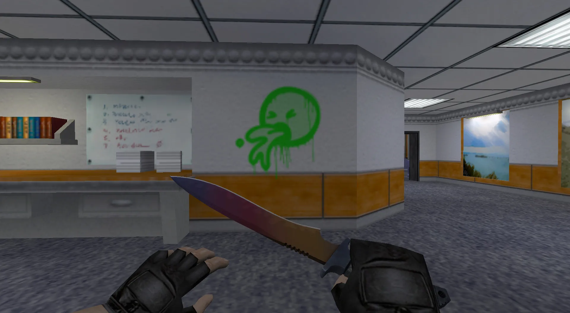 Скриншот Граффити «Бе…» для CS 1.6 - Уникальный стиль из CS:GO