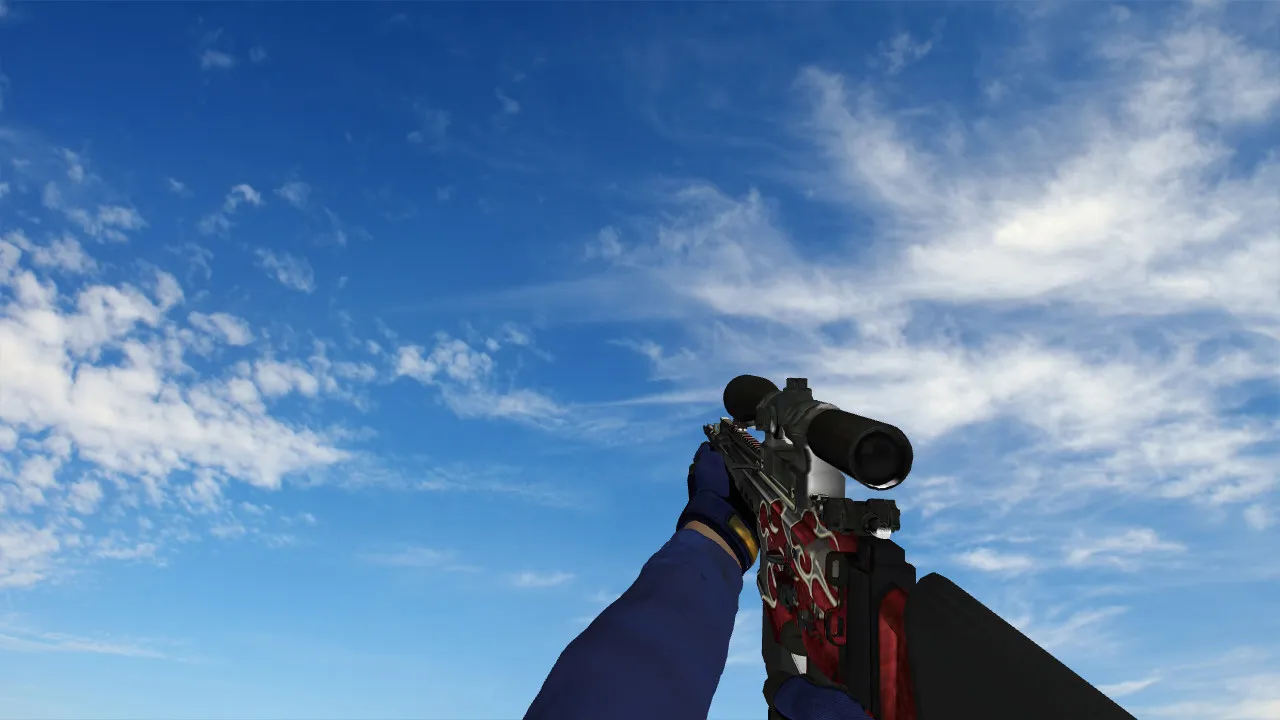 Скриншот  Пак моделей оружия «Specialist Fade Gloves Pack» для CS 1.6: v_, p_, w_ модели, звуки, анимация осмотра