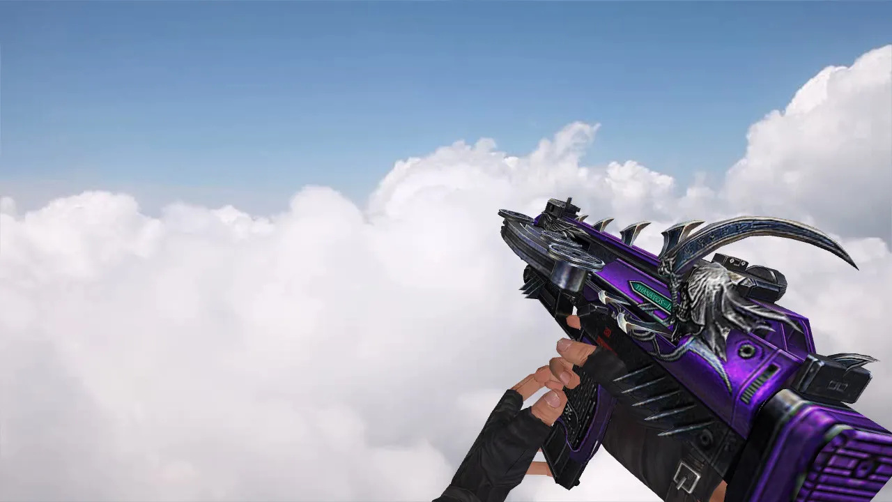 Скриншот Модель «THANATOS-3» для CS 1.6 — качественные текстуры и анимация