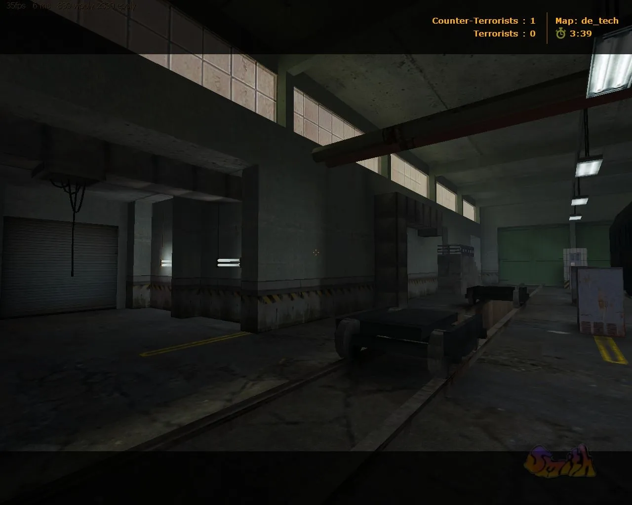 Скриншот  Карта de_tech для CS 1.6 - Тактические возможности и баланс