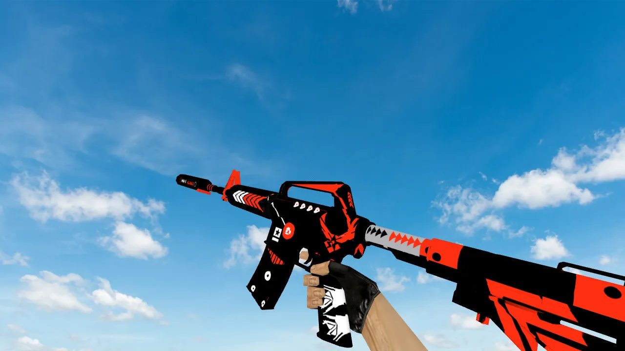 Скриншот Модель M4A1 Alliance для CS 1.6: v_m4a1, p_m4a1, w_m4a1, звуки, анимация осмотра и качество текстур