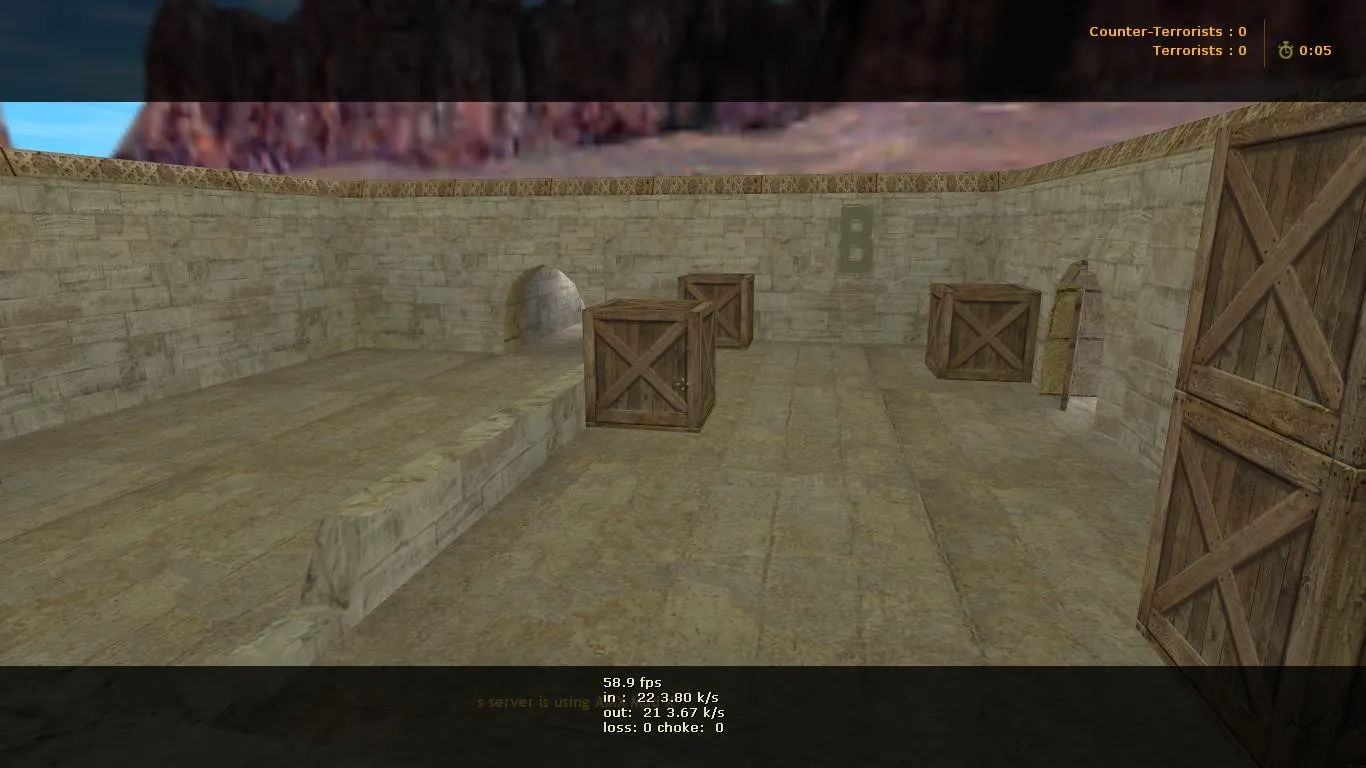 Скриншот  de_brothers карта для CS 1.6: тактика за CT и T, точки контроля, .nav и оптимизация wpoly/epoly