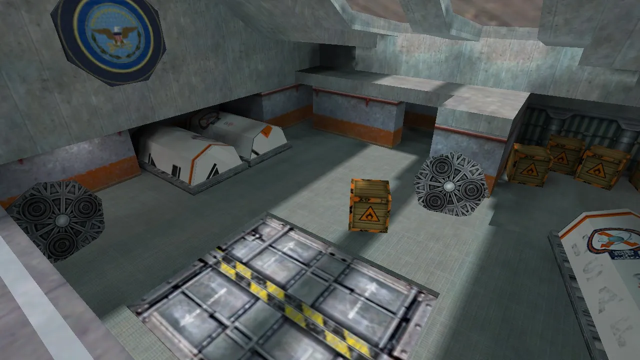 Скриншот  Карта de_rocket для CS 1.6 - Подробный обзор и тактики