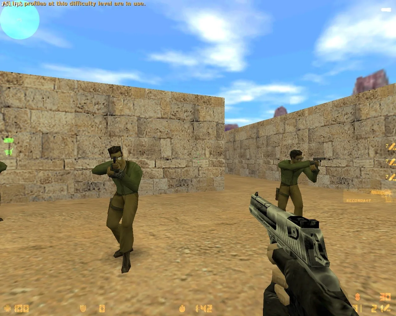 Скриншот  Карта de_dustywares для CS 1.6: точки, маршруты, .nav для ботов и оптимизация wpoly/epoly