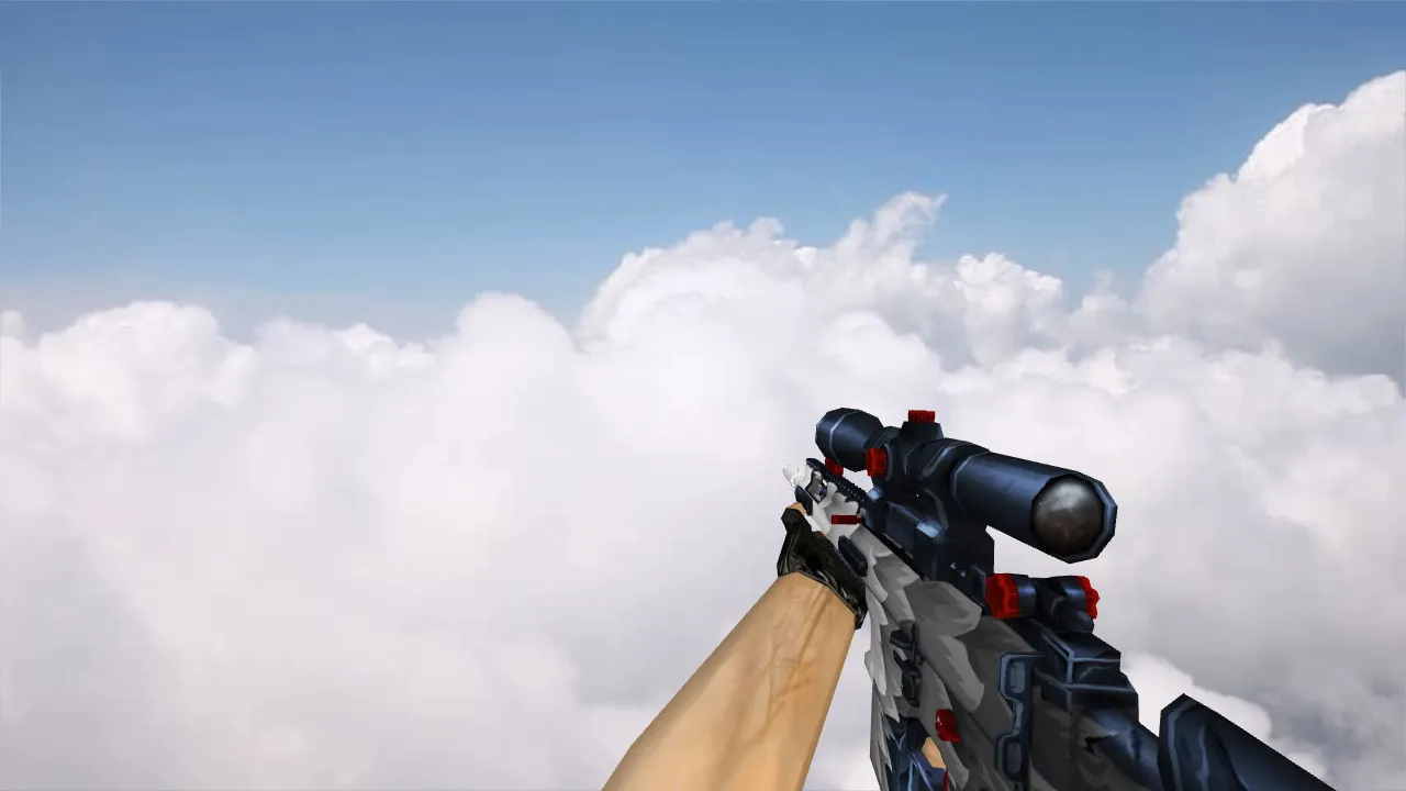 Скриншот Модель SCAR-20 White Fang для CS 1.6 - Отличное оружие