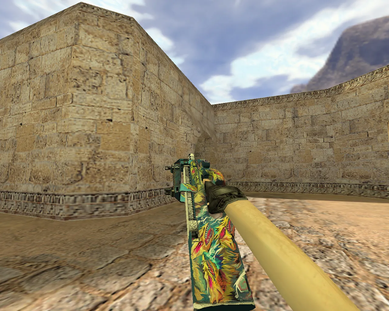 Скриншот Модель «P90 Циклон» для CS 1.6 - Оружие с уникальным дизайном