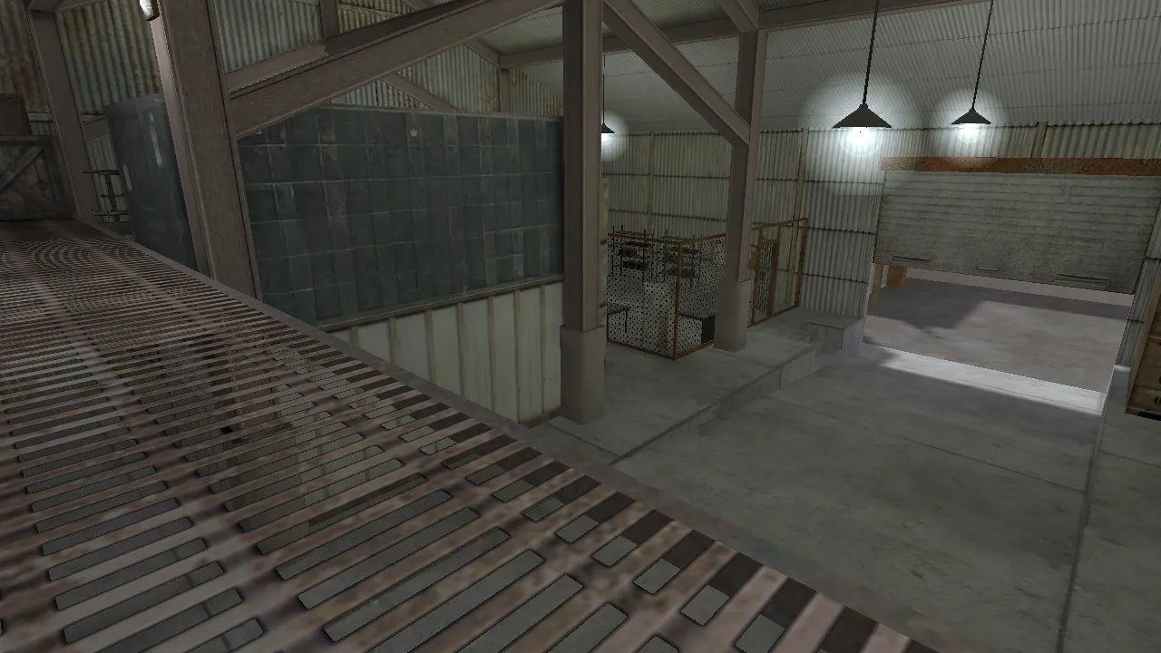 Скриншот  de_dockland для CS 1.6: карта, точки, тактика, .nav для ботов, оптимизация wpoly/epoly