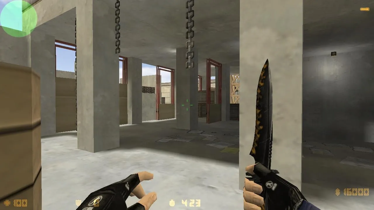 Скриншот  Карта de_mw3hardhat_mix для CS 1.6: Тактики и особенности