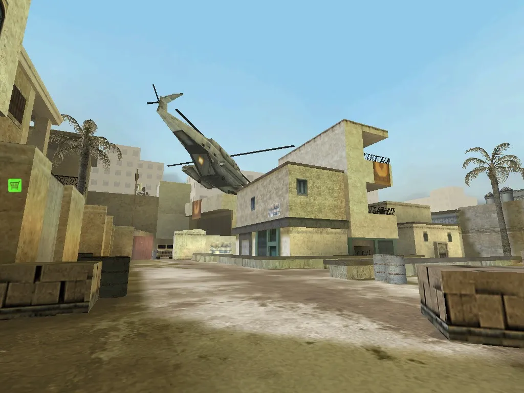 Скриншот Карта csg_dust для CS 1.6: точки сторон, .nav для ботов, оптимизация wpoly/epoly и баланс раундов