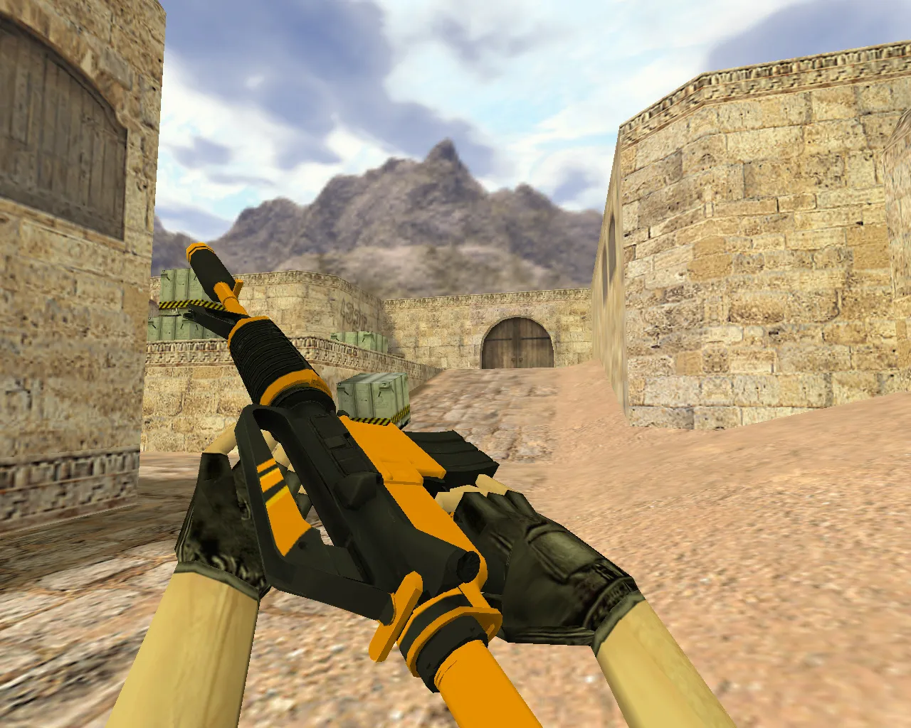 Скриншот Модель M4A1 «Атомный сплав» v_model для CS 1.6: звуки, анимация осмотра, текстуры и сборка под сервер