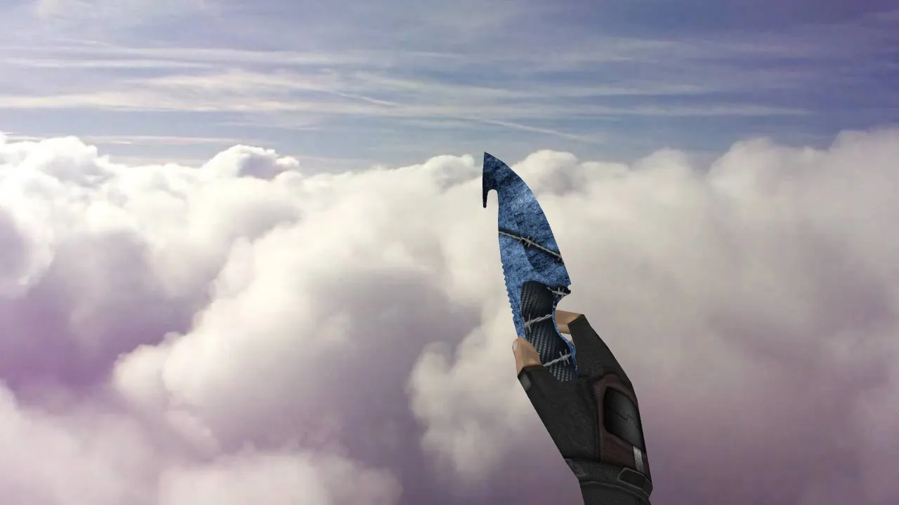 Скриншот Модель ножа Gut Knife Vibranium v_ для CS 1.6: звуки, анимация осмотра, текстуры, настройка и установка